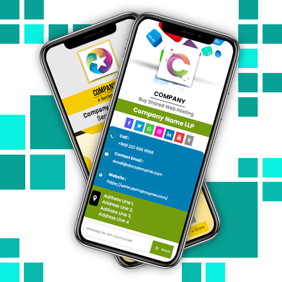 image of bizcardsaudi.com digital business card